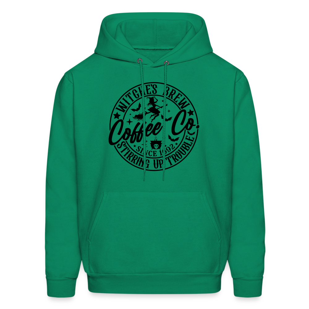 Witches Brew Coffee Co (Halloween) Hoodie - kelly green