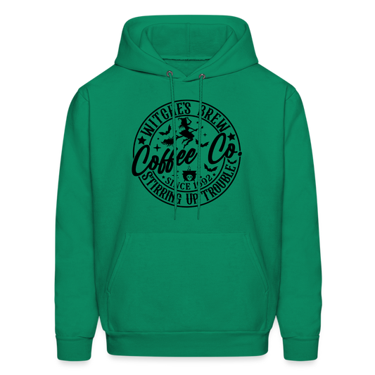 Witches Brew Coffee Co (Halloween) Hoodie - kelly green