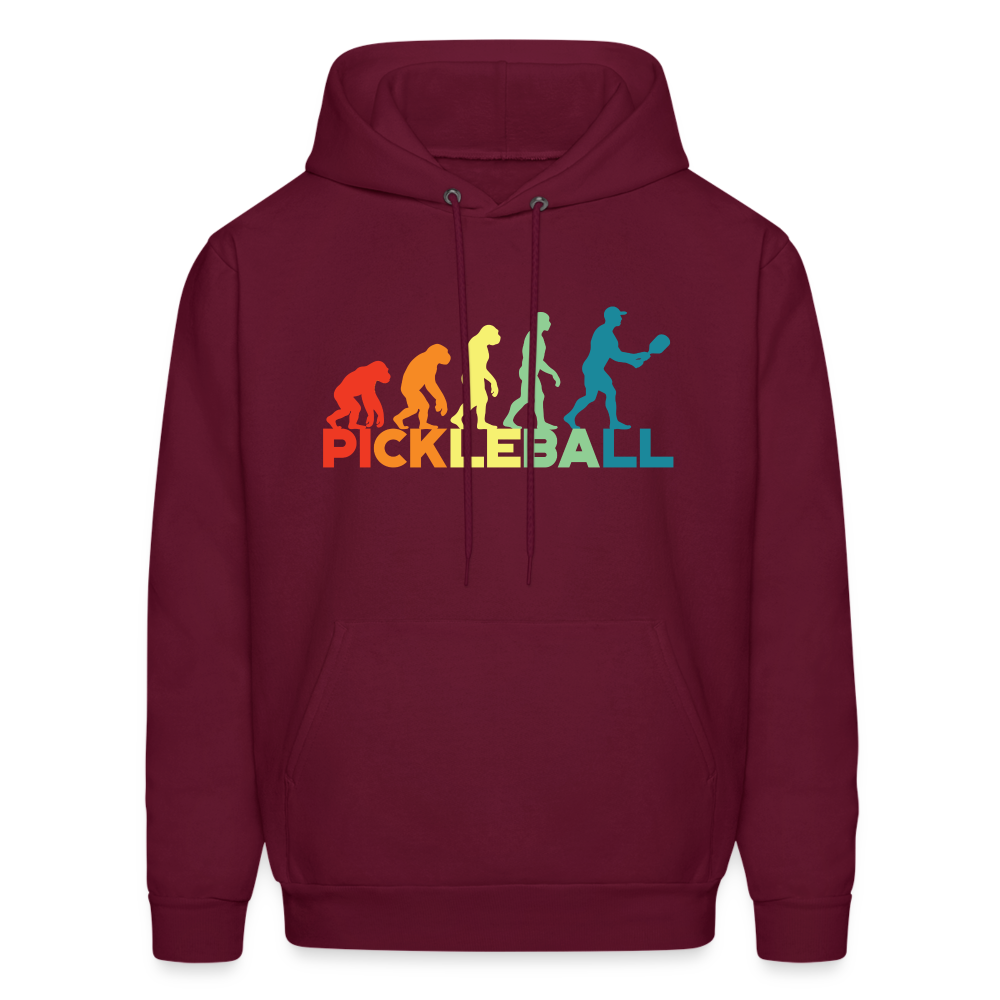 Pickleball Evolution Hoodie - burgundy