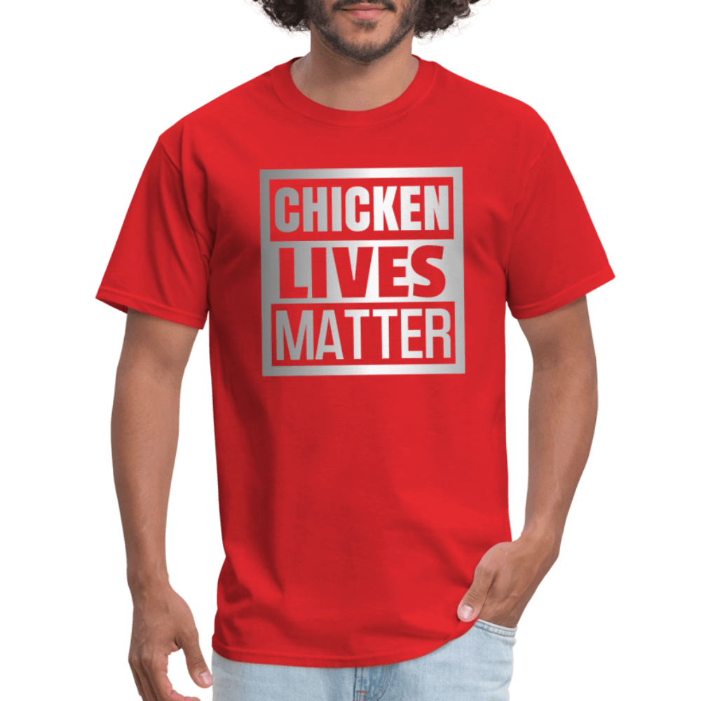 Chicken Lives Matter T-Shirt - red