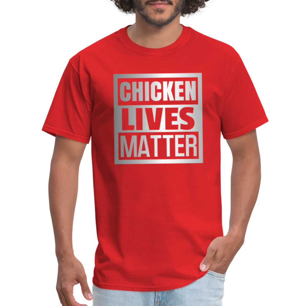 Chicken Lives Matter T-Shirt - red