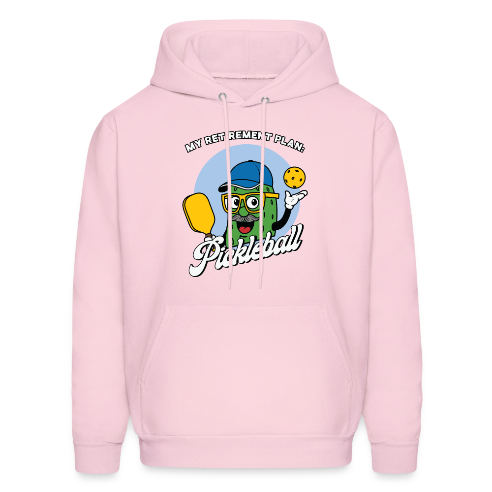 My Retirement Plan: Pickleball Hoodie - pale pink