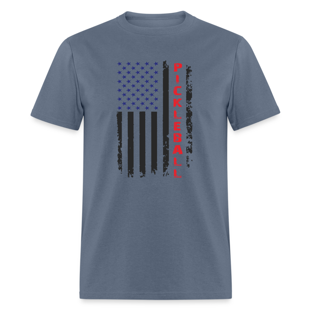 Pickleball Flag T-Shirt - denim