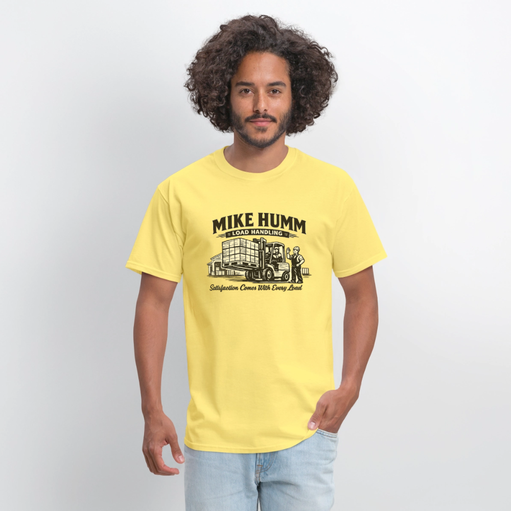 Mike Humm Load Handling T-Shirt Funny Adult Humor Tee Color: military green