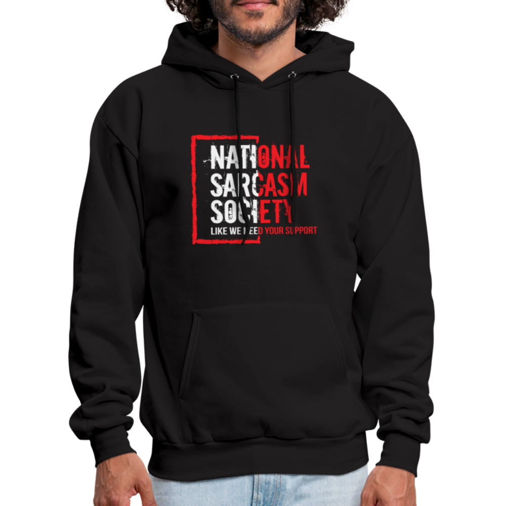 National Sarcasm Society Hoodie - black