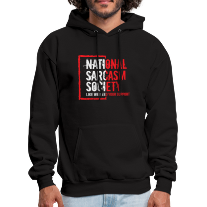 National Sarcasm Society Hoodie - black