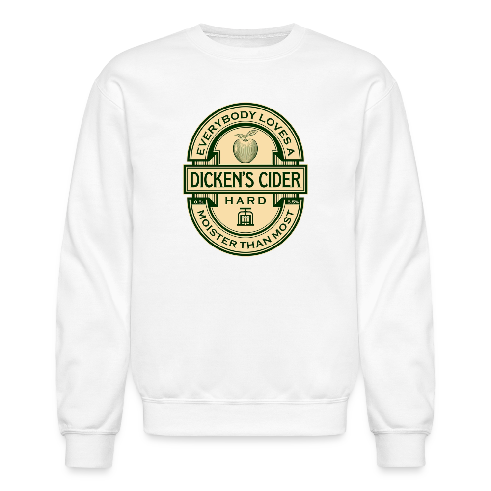 Dicken's Cider Men's Premium Long Sleeve Sweatshirt - white