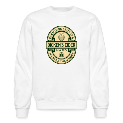 Dicken's Cider Men's Premium Long Sleeve Sweatshirt - white