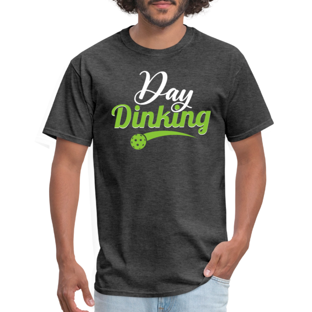 Day Dinking (Pickleball) T-Shirt - heather black