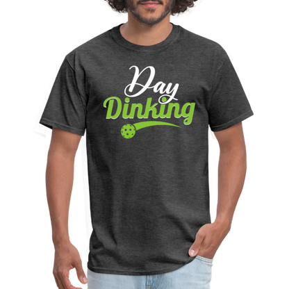 Day Dinking (Pickleball) T-Shirt - heather black