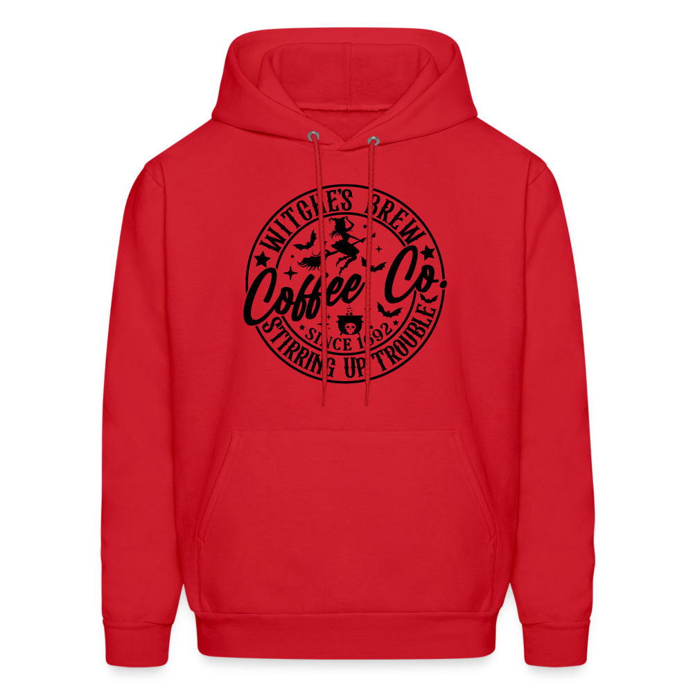 Witches Brew Coffee Co (Halloween) Hoodie - red