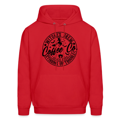 Witches Brew Coffee Co (Halloween) Hoodie - red