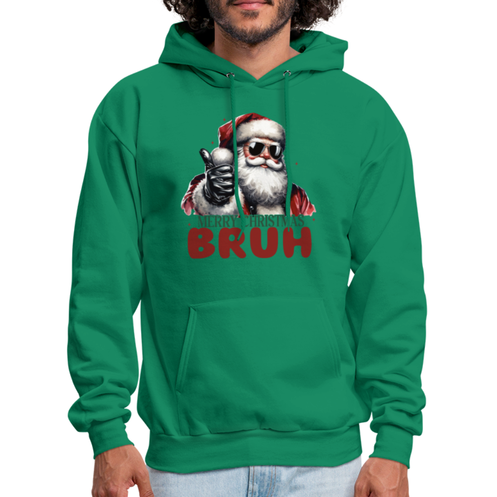 Merry Christmas Bruh Hoodie - kelly green