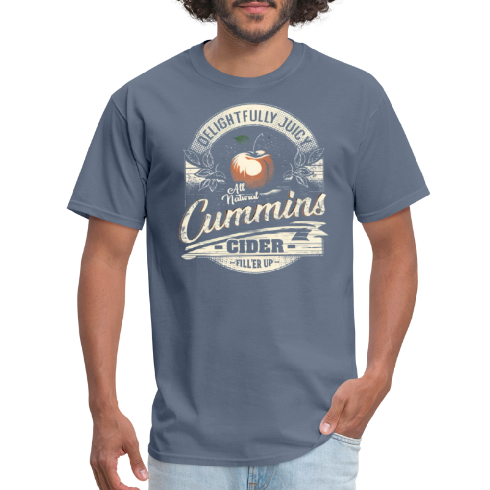 Vintage Cummins Cider (Funny Adult Humor) T-Shirt - denim