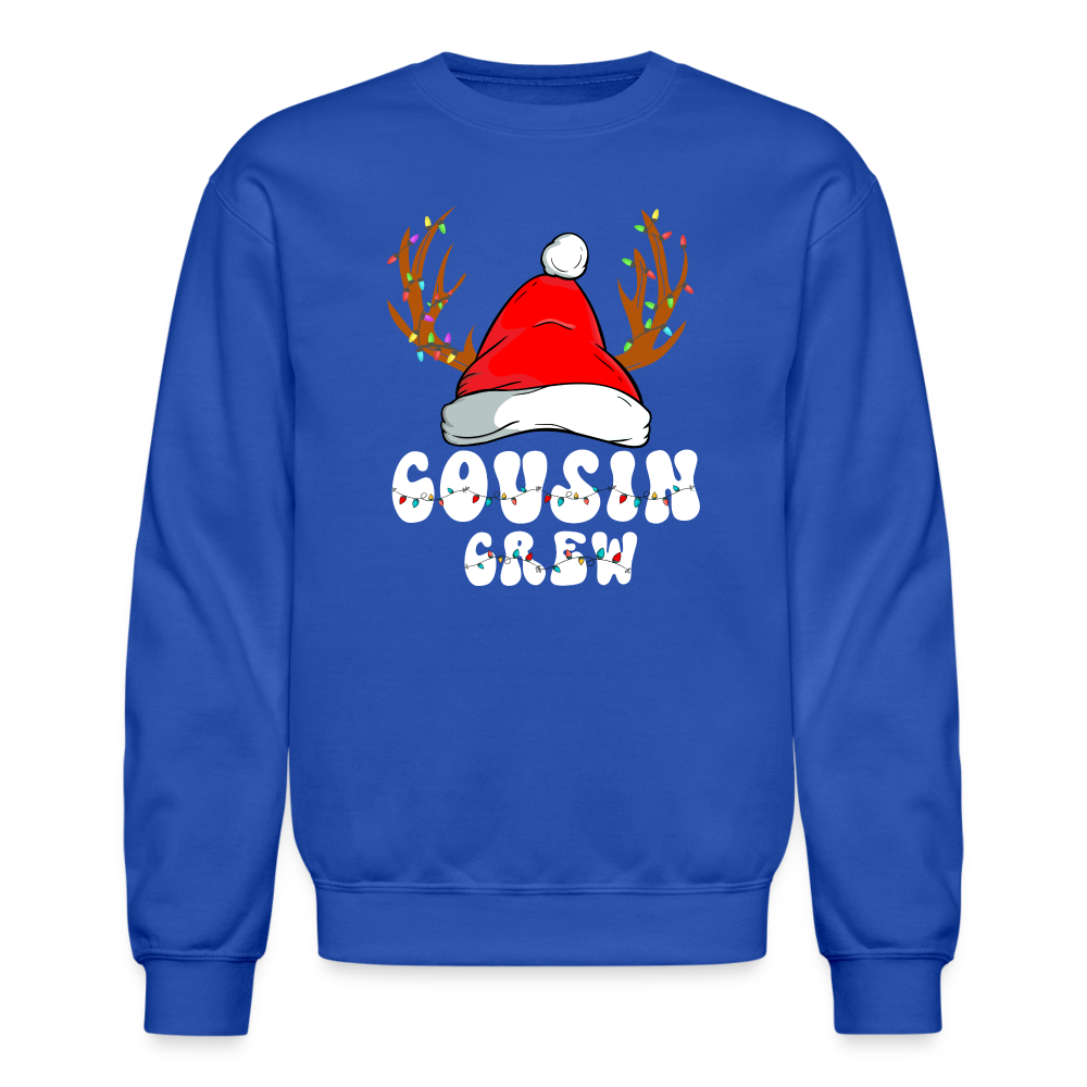 Cousin Crew Christmas Sweatshirt - royal blue