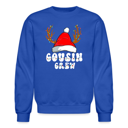 Cousin Crew Christmas Sweatshirt - royal blue