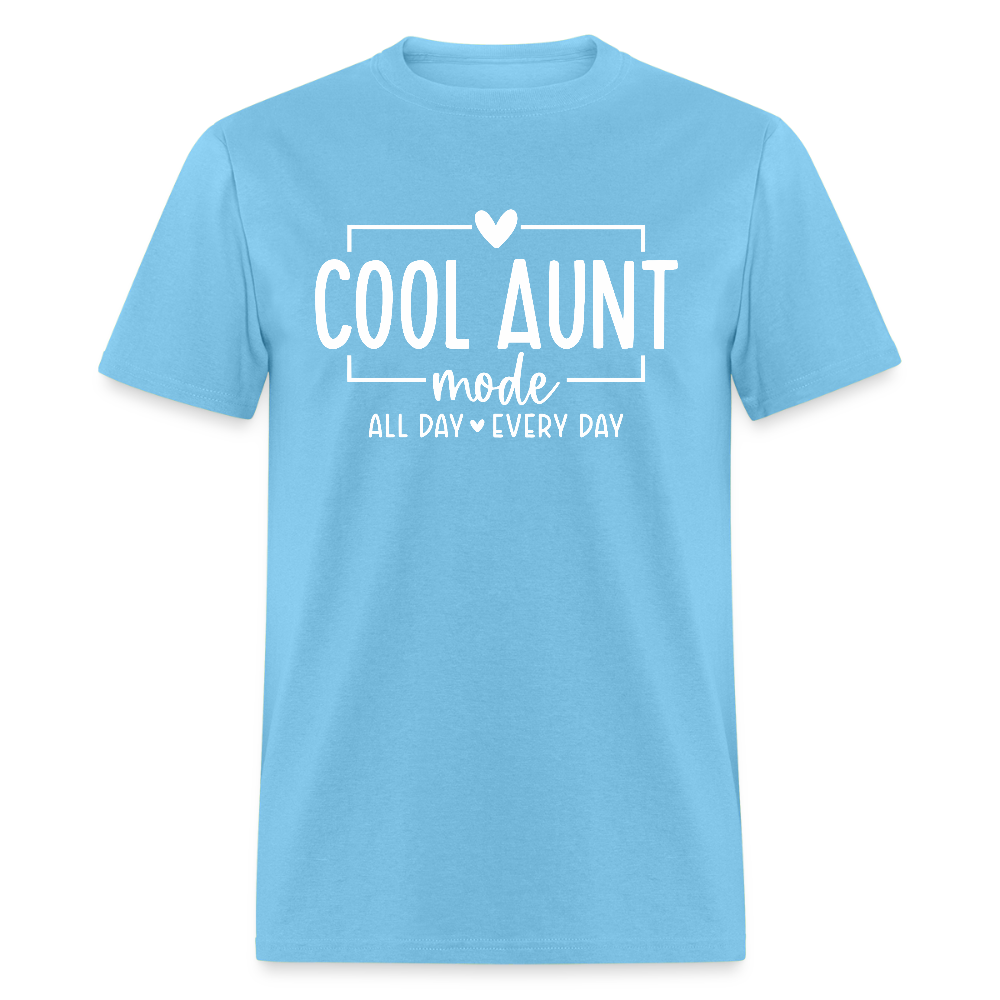 Cool Aunt Mode T-Shirt - aquatic blue