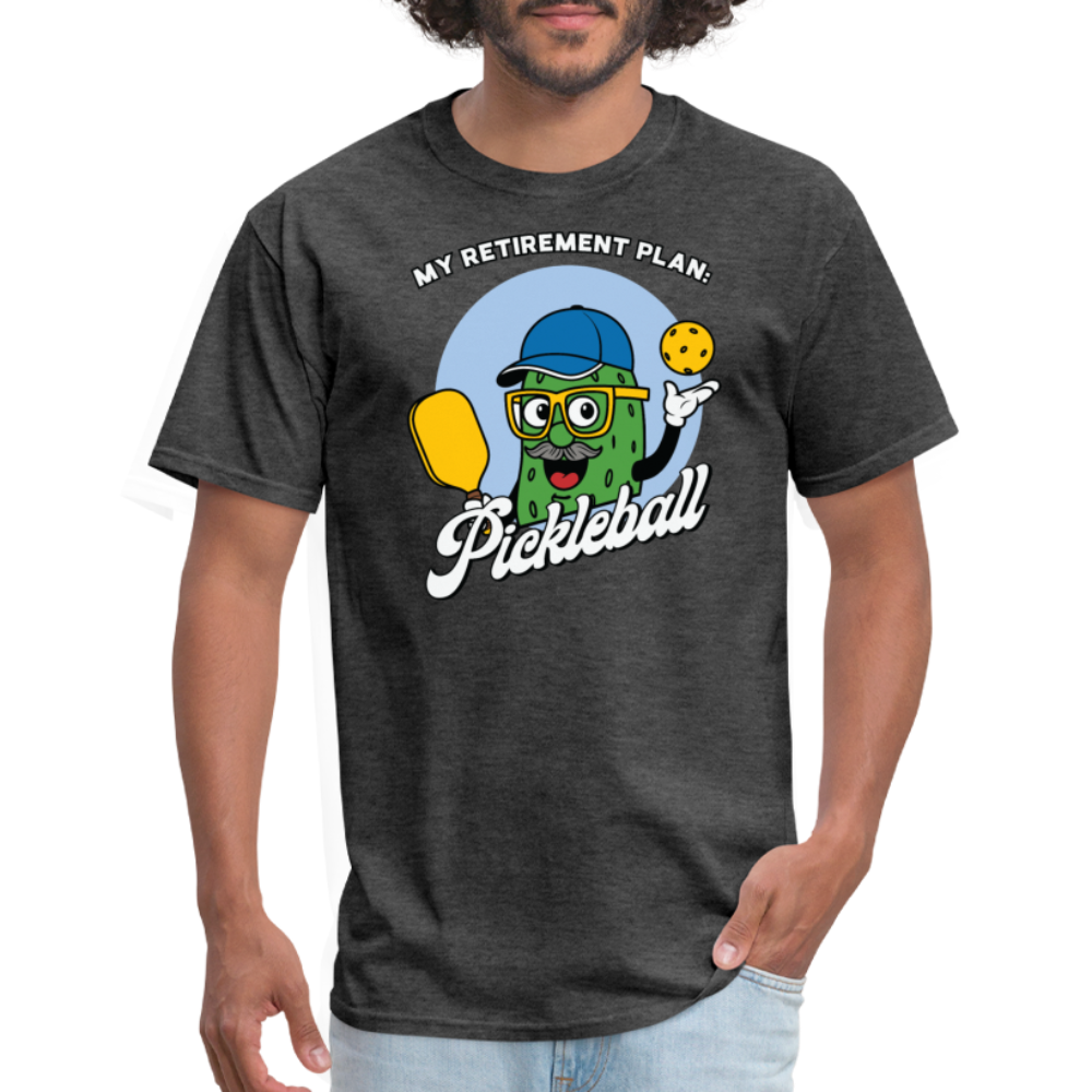 My Retirement Plan: Pickleball T-Shirt - heather black