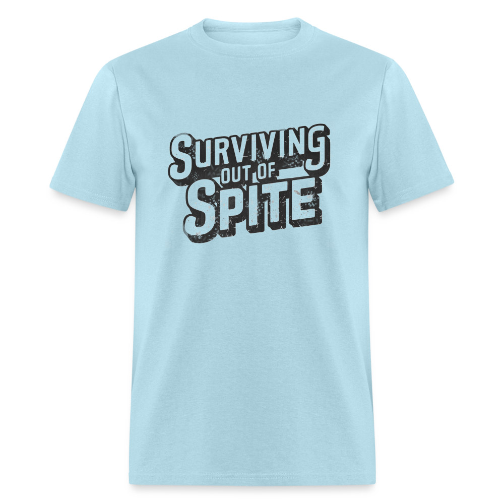 Surviving Out Of Spite T-Shirt - powder blue