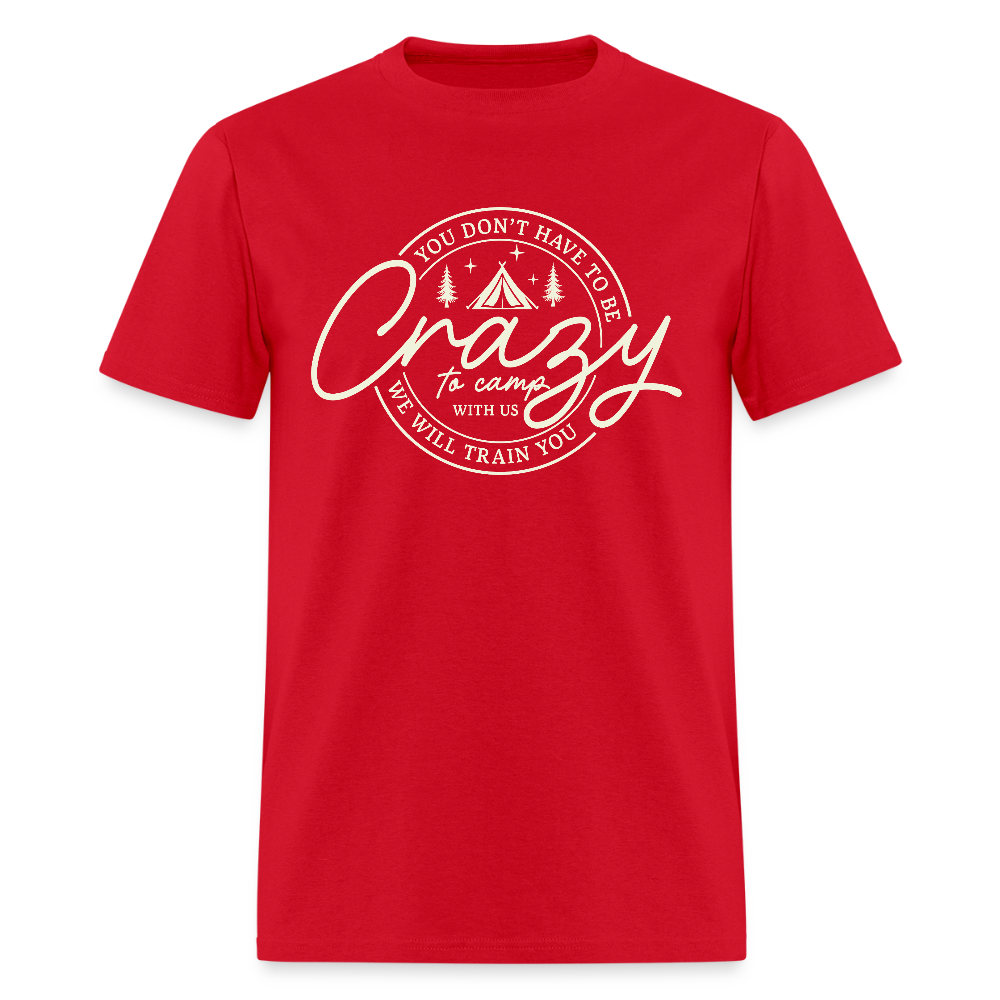 Crazy Camping T-Shirt - red