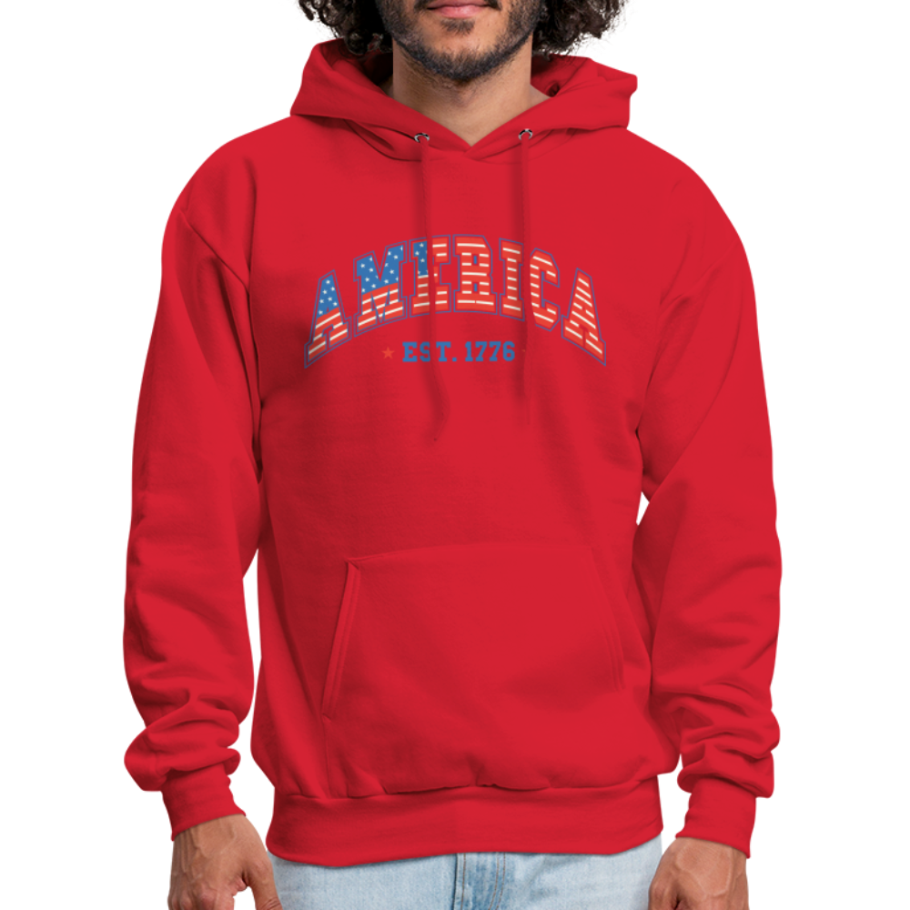 American 1776 Hoodie - red