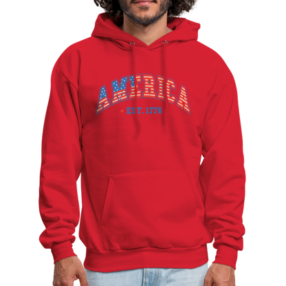 American 1776 Hoodie - red