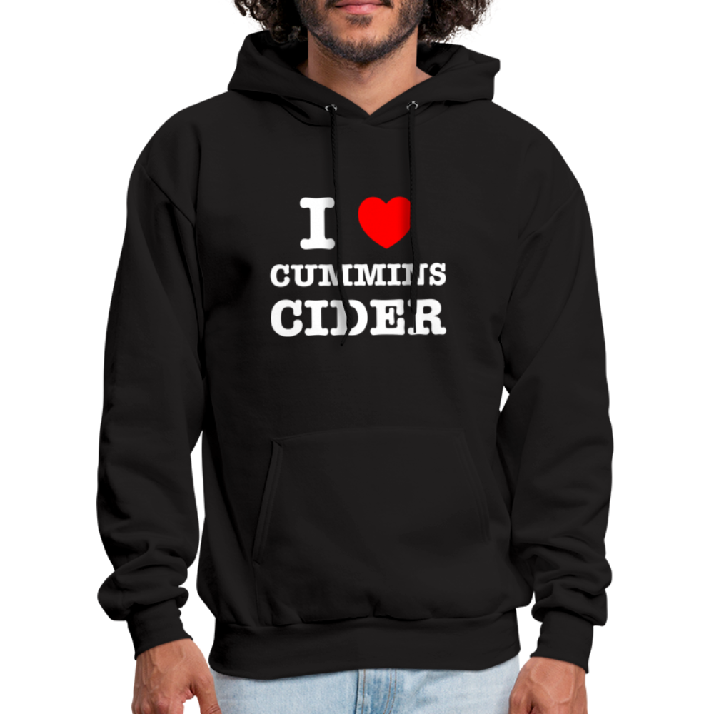 I Heart Cummins Cider Hoodie - black