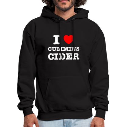 I Heart Cummins Cider Hoodie - black