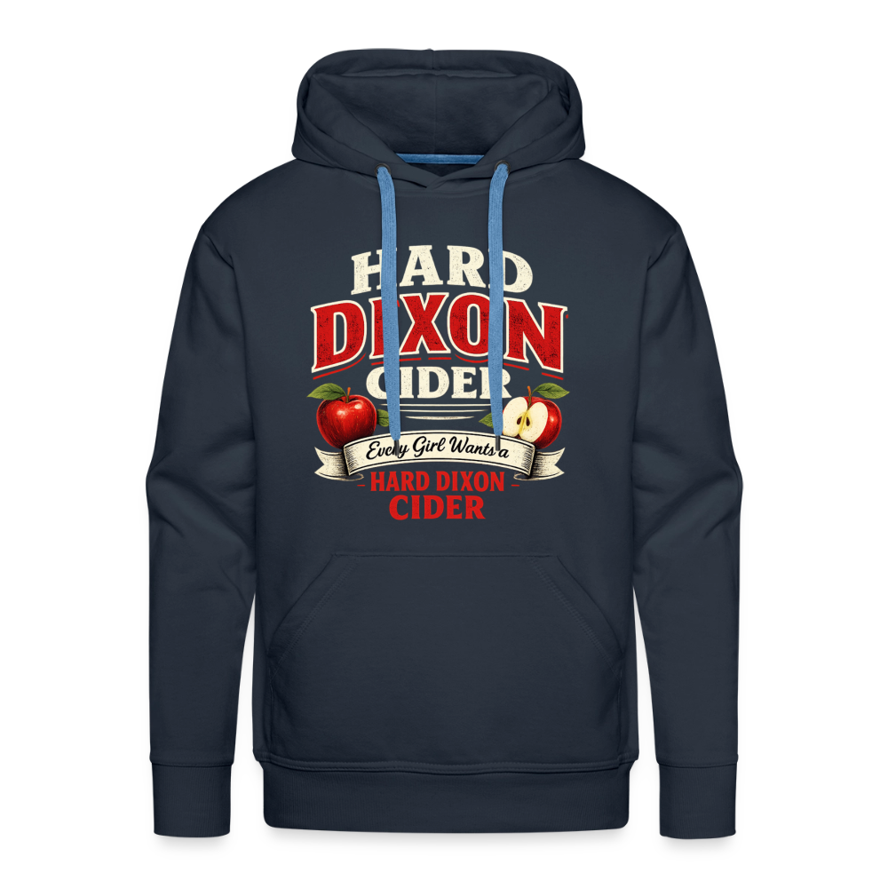 Hard Dixon Cider Funny Men’s Premium Hoodie - navy