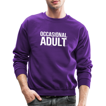 Occasional Adult Sweatshirt - purple