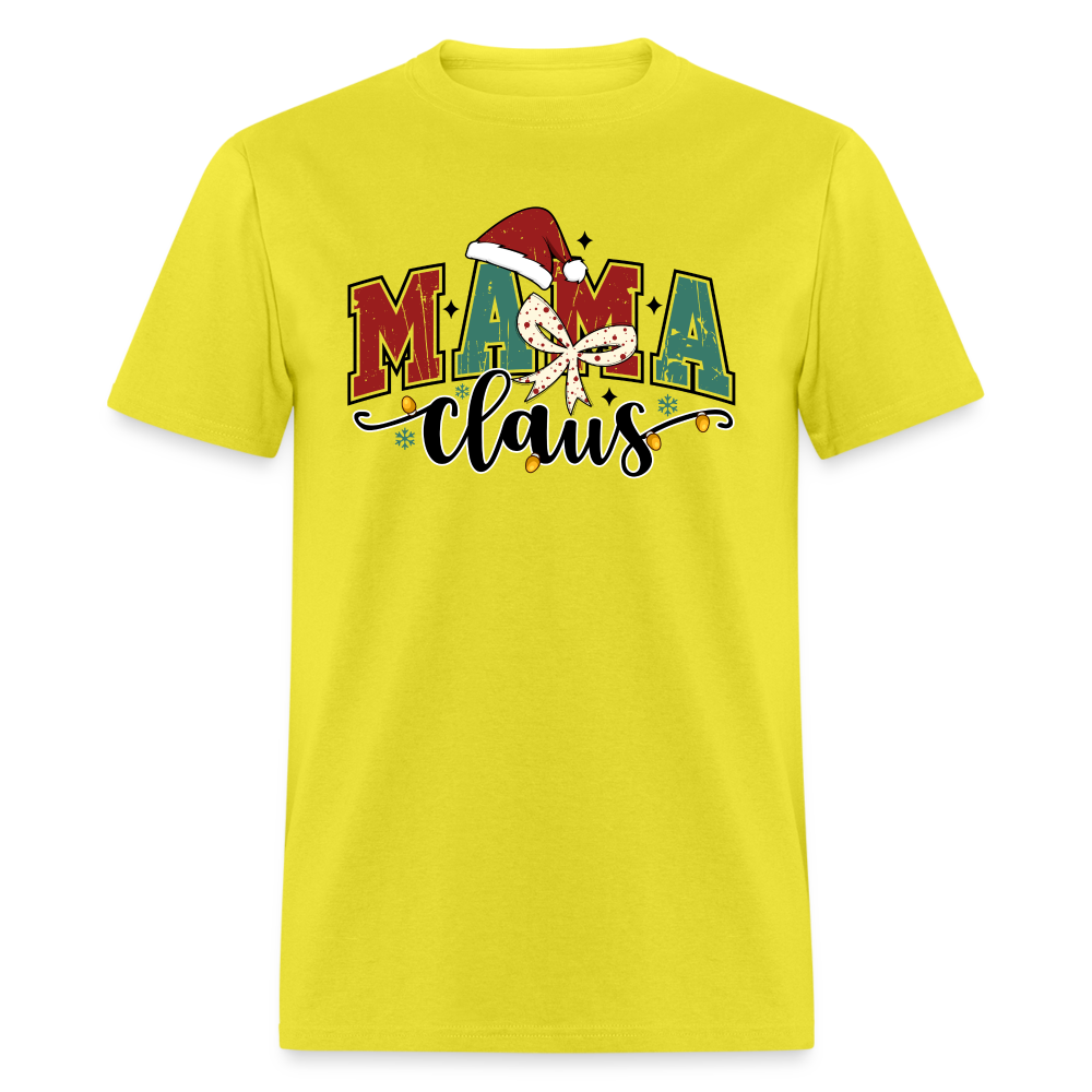 Mama Claus (Christmas) T-Shirt - yellow