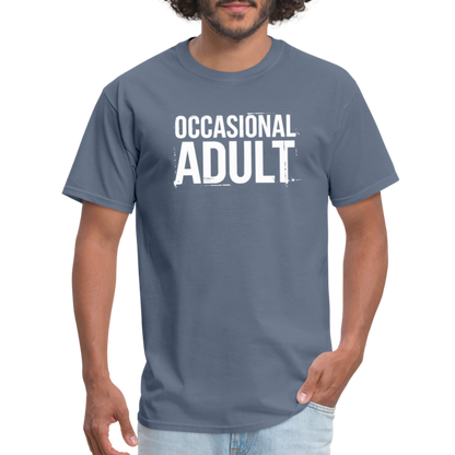 Occasional Adult T-Shirt - denim