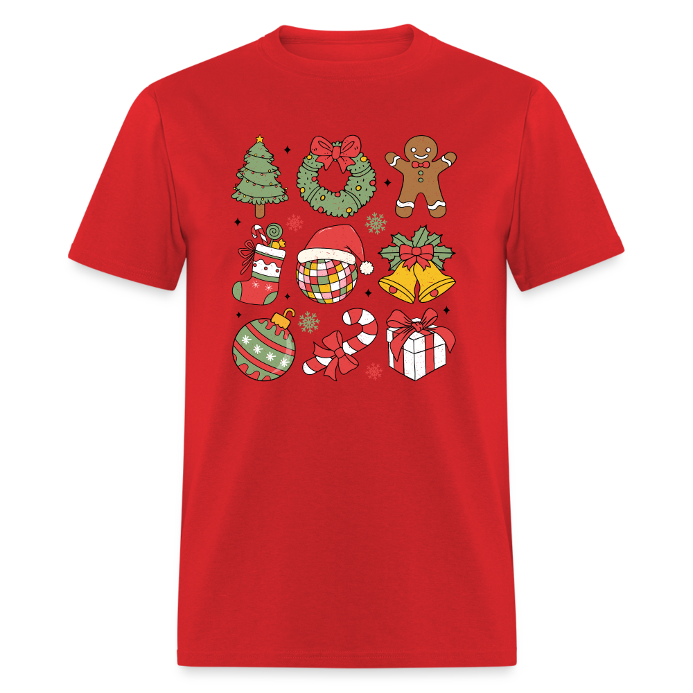 Christmas Holiday Season T-Shirt - red