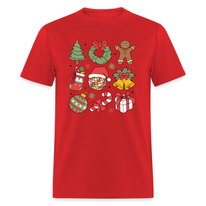 Christmas Holiday Season T-Shirt - red