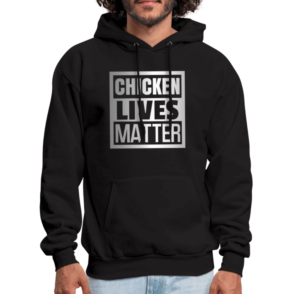 Chicken Lives Matter Hoodie - black