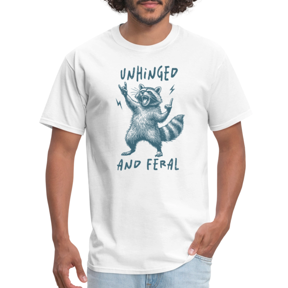 Unhinged and Feral T-Shirt - white