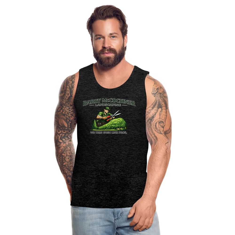 Barry McCockiner Landscaping Funny Tank Top Color: Heather Gray