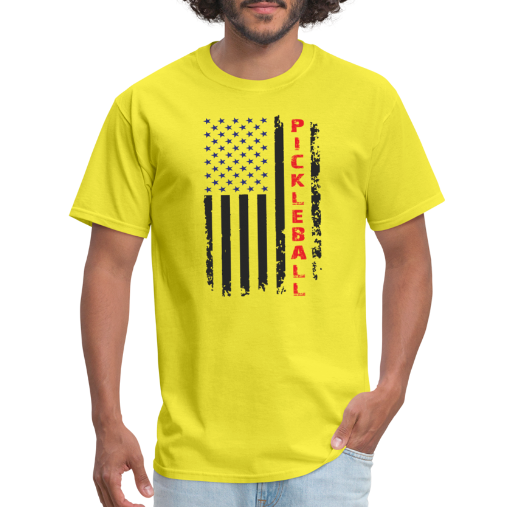 Pickleball Flag T-Shirt - yellow