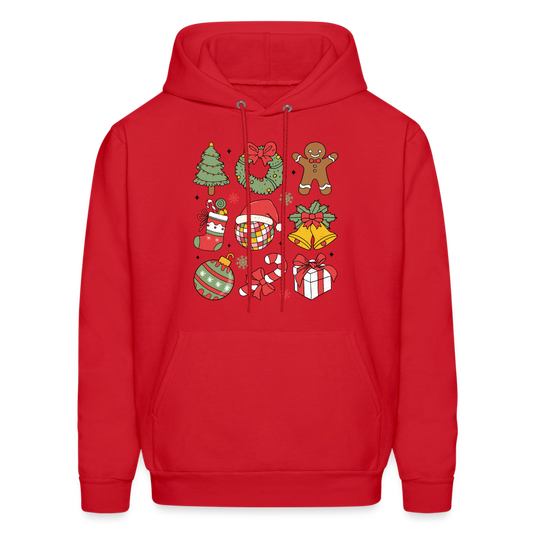 Christmas Holiday Season Hoodie - red