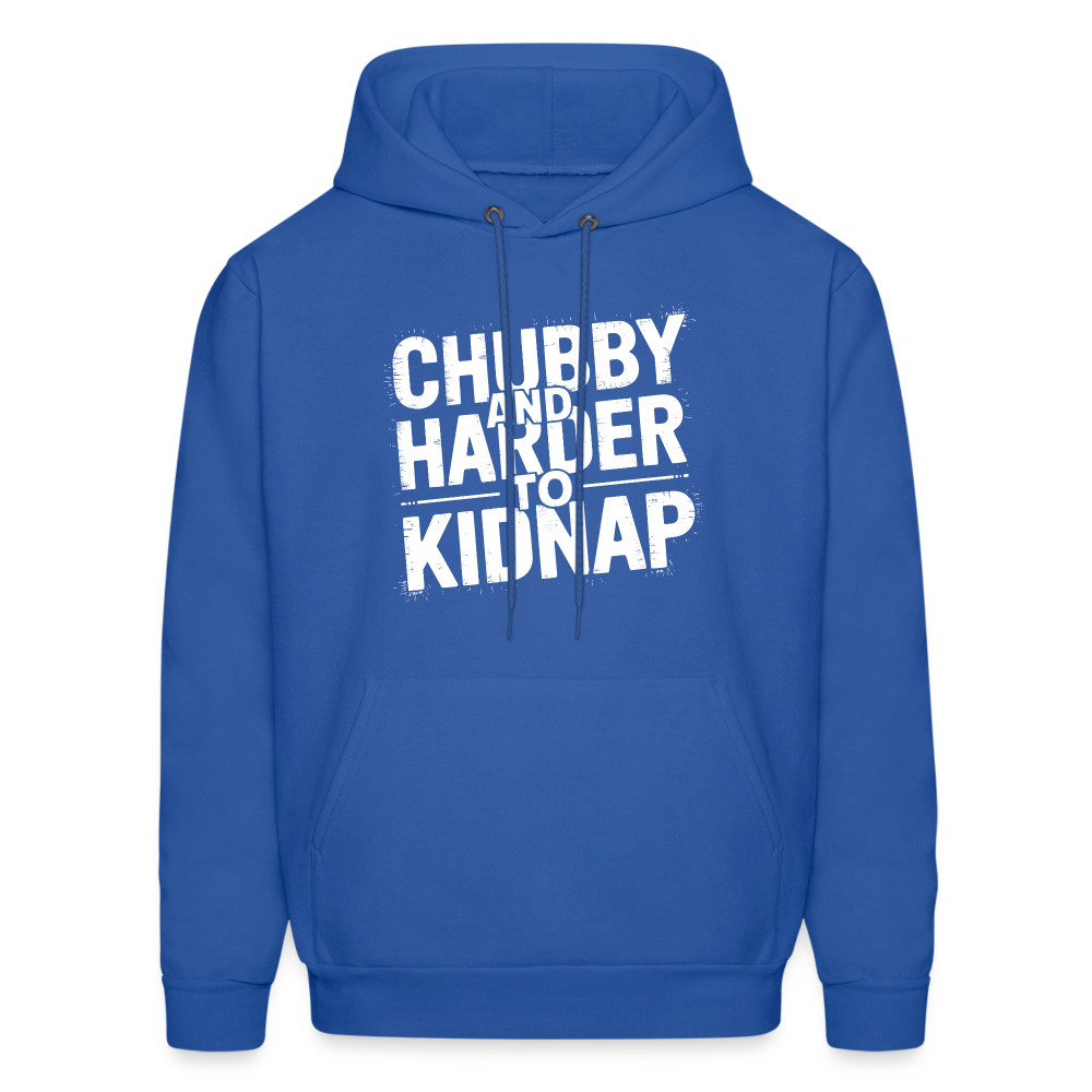 Chubby and Harder to Kidnap Hoodie - royal blue