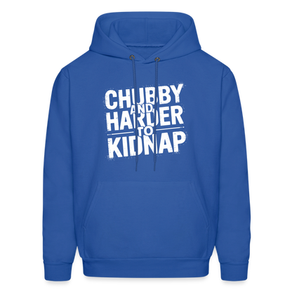 Chubby and Harder to Kidnap Hoodie - royal blue