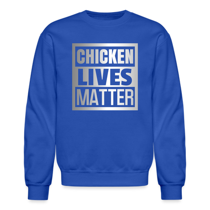 Chicken Lives Matter Sweatshirt - royal blue