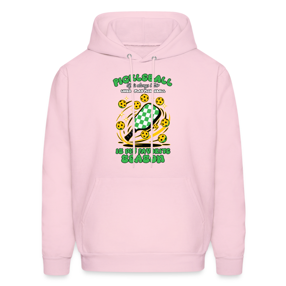 Pickleball Is My Favorite Season Hoodie - pale pink