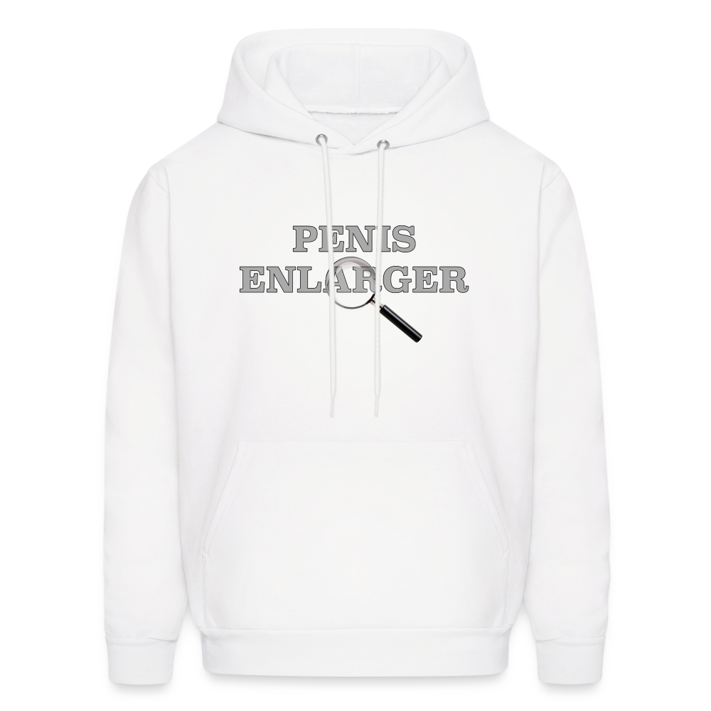 Penis Enlarger Hoodie (Funny Adult Humor) - white