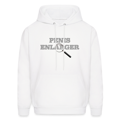 Penis Enlarger Hoodie (Funny Adult Humor) - white