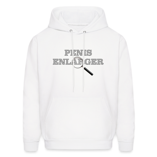 Penis Enlarger Hoodie (Funny Adult Humor) - white