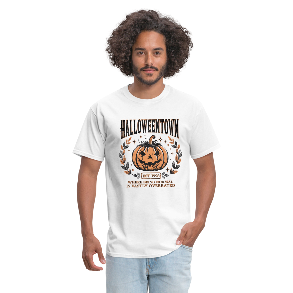 Halloweentown T-Shirt (Where Normal is Overrated) - white