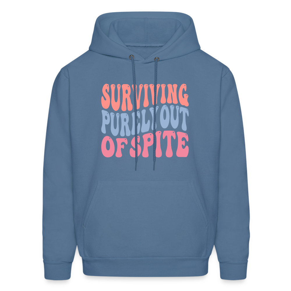 Surviving Purely Out Of Spite Hoodie - denim blue