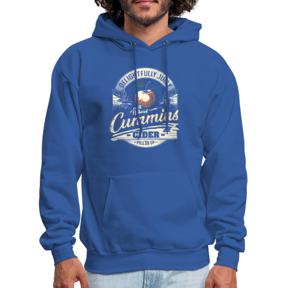 Vintage Cummins Cider (Funny Adult Humor) Hoodie - royal blue