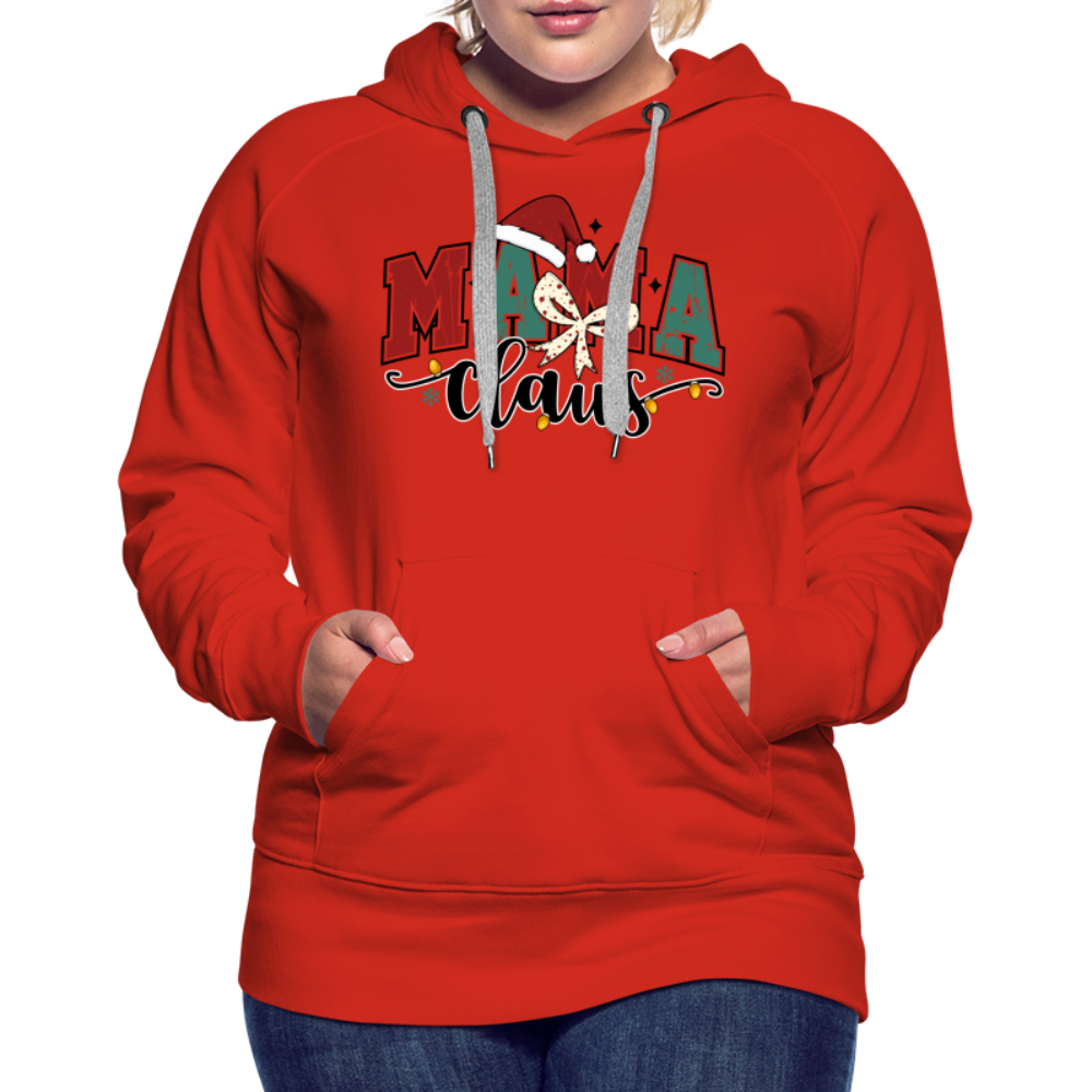 Mama Claus Women’s Premium Hoodie - red